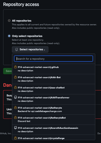 Select Repos